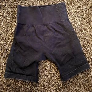 Black/Dark grey biker shorts